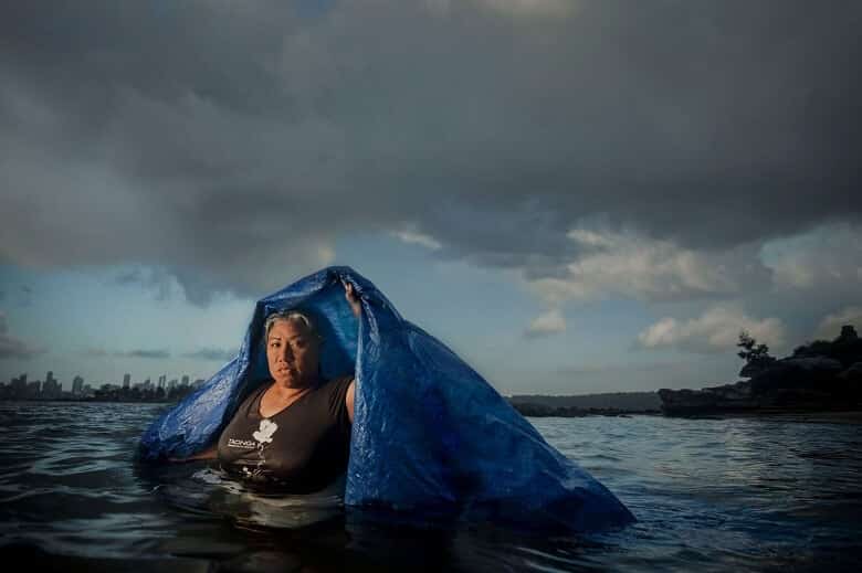 Latai Taumoepeau's, MASS MOVEMENT, in Refuge 2021, Melbourne